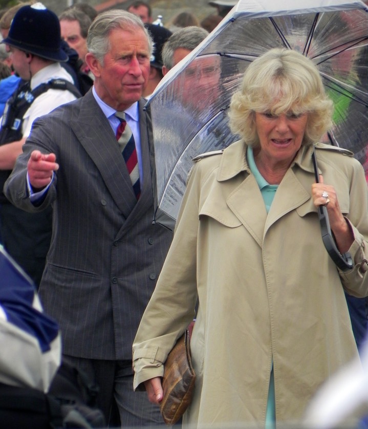 Prince Charles and Camilla visiting the Isles of Scilly in July 1012.